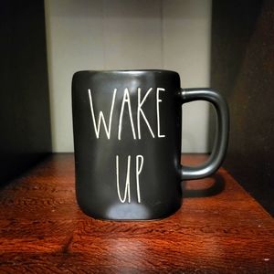 Rae Dunn "WAKE UP" Artisan Collection Mug 16 Oz